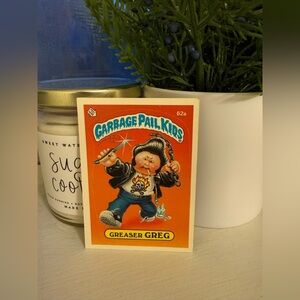Garbage Pail Kids Greaser Greg Trading Card